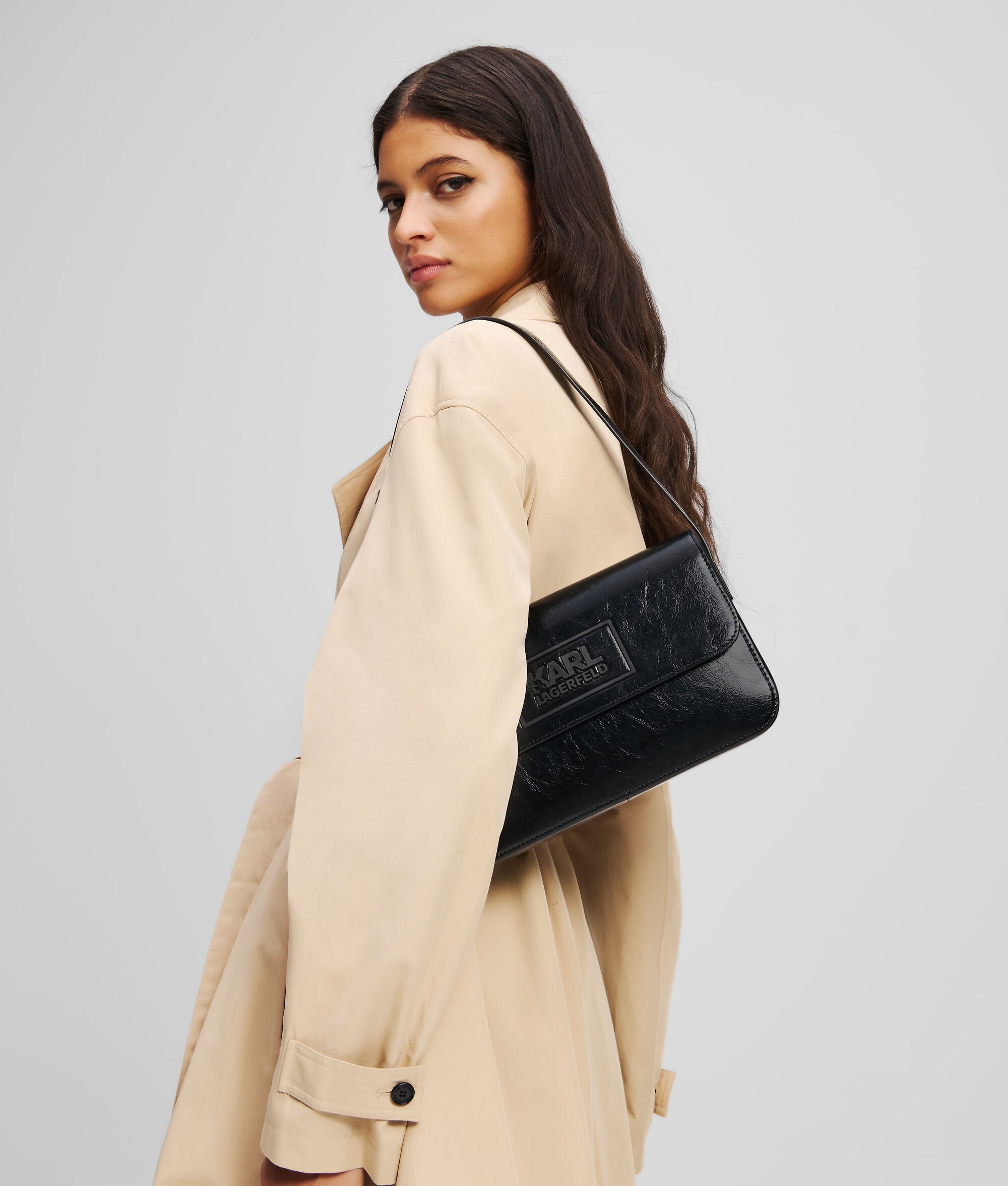 K/Stone Shoulder Bag Black Black