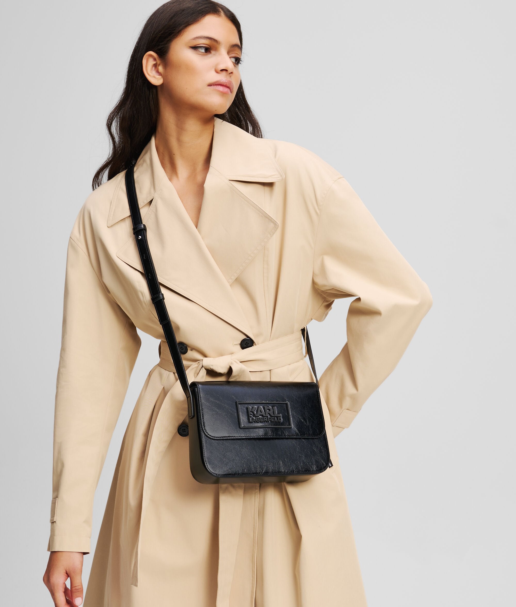 K/Stone Crossbody Bag Black Black