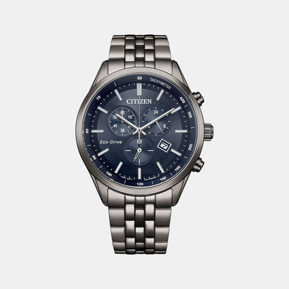 Citizen Eco-Drive Men Quartz Blue Dial Chronograph Stainless Steel At2577-57L