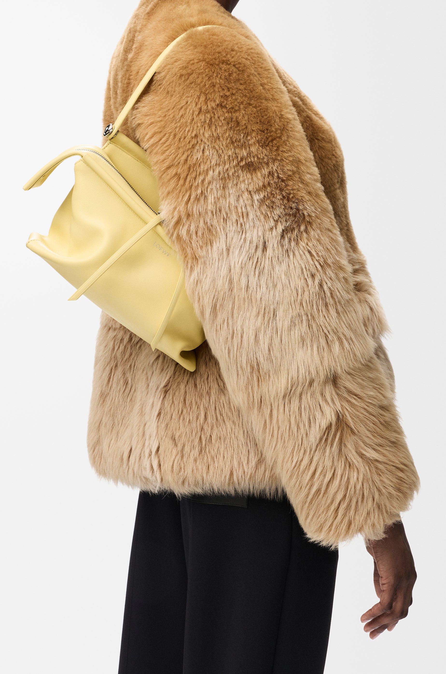 Loewe Small Whisker bag in glazed calfskin