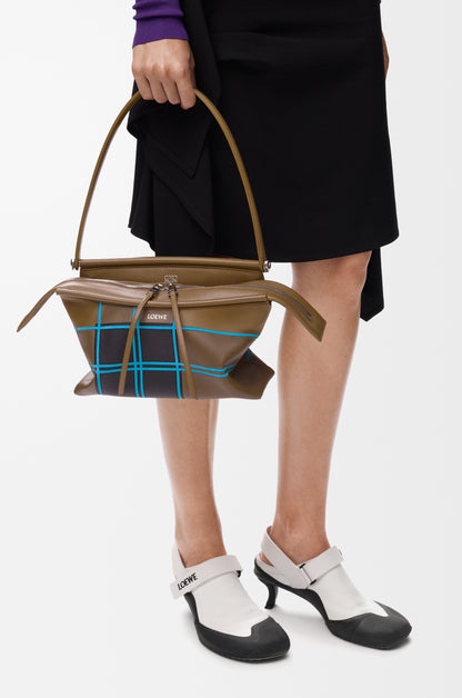 Loewe Small Whisker bag in check intarsio