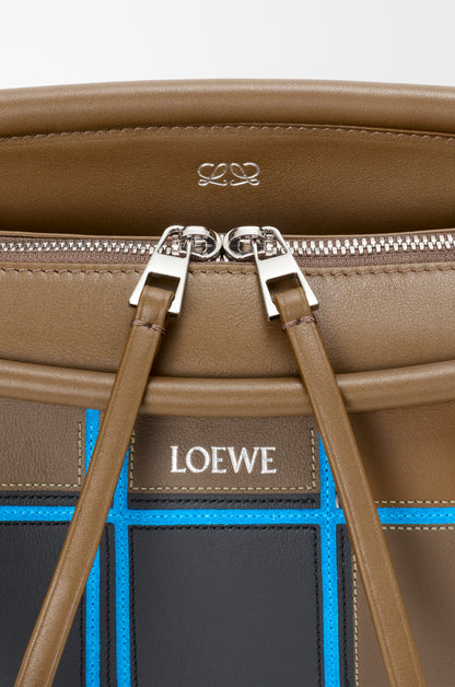 Loewe Small Whisker bag in check intarsio