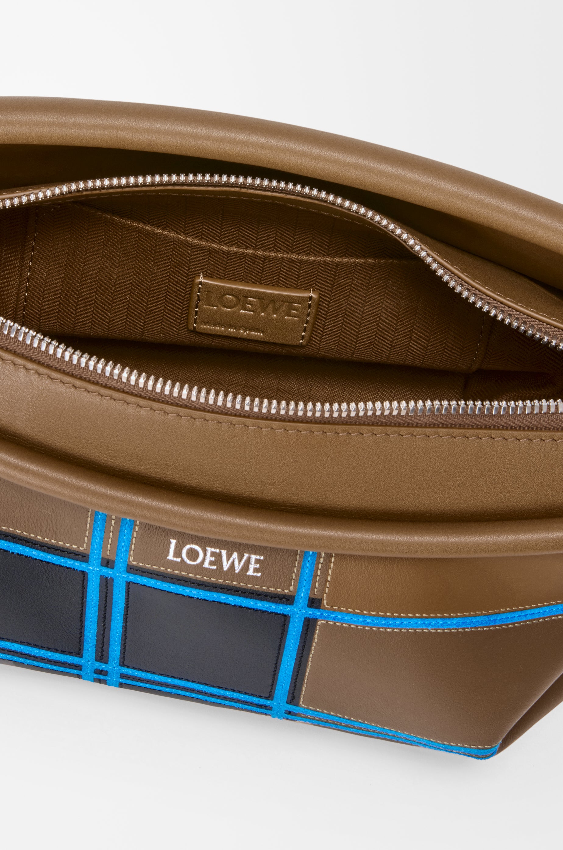 Loewe Small Whisker bag in check intarsio