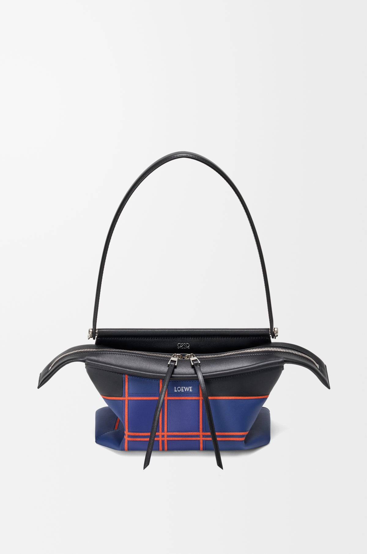 Loewe Small Whisker bag in check intarsio