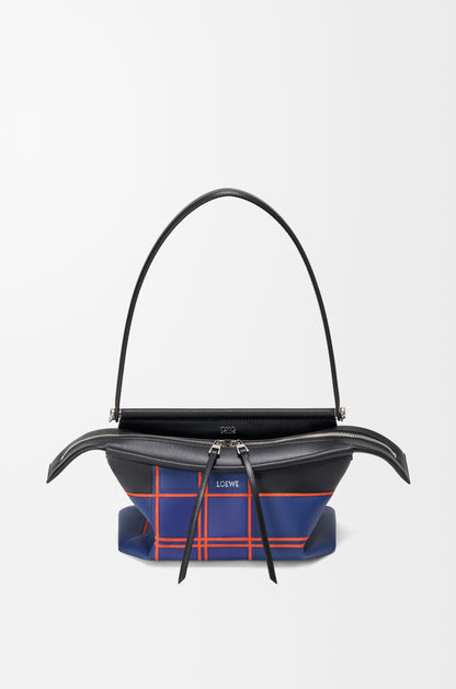 Loewe Small Whisker bag in check intarsio