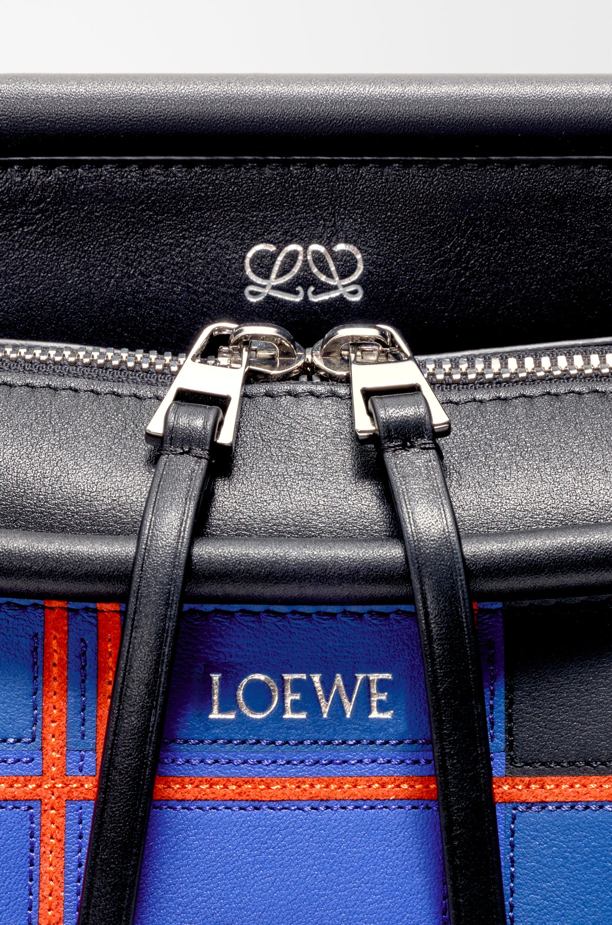 Loewe Small Whisker bag in check intarsio