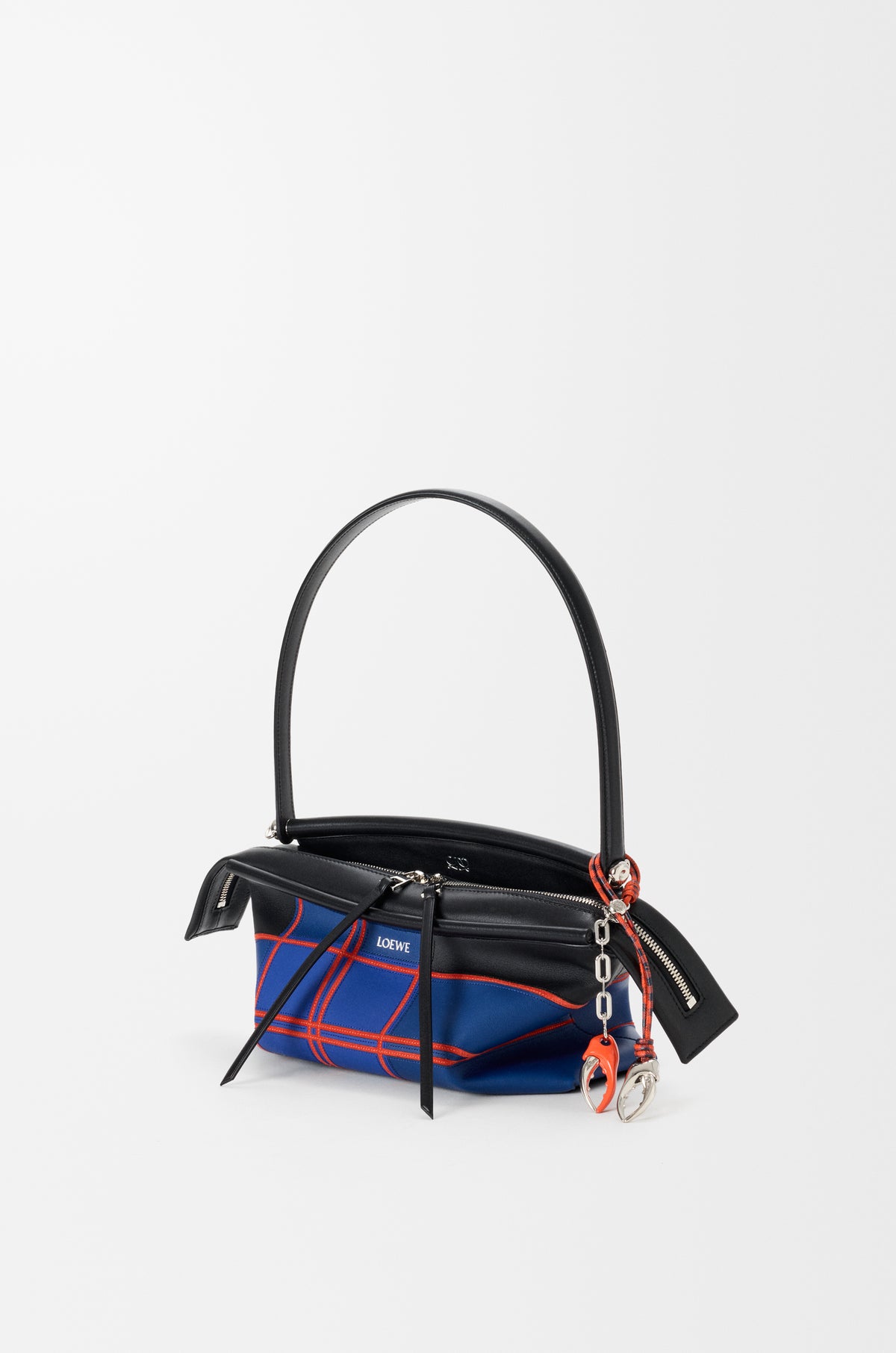 Loewe Small Whisker bag in check intarsio