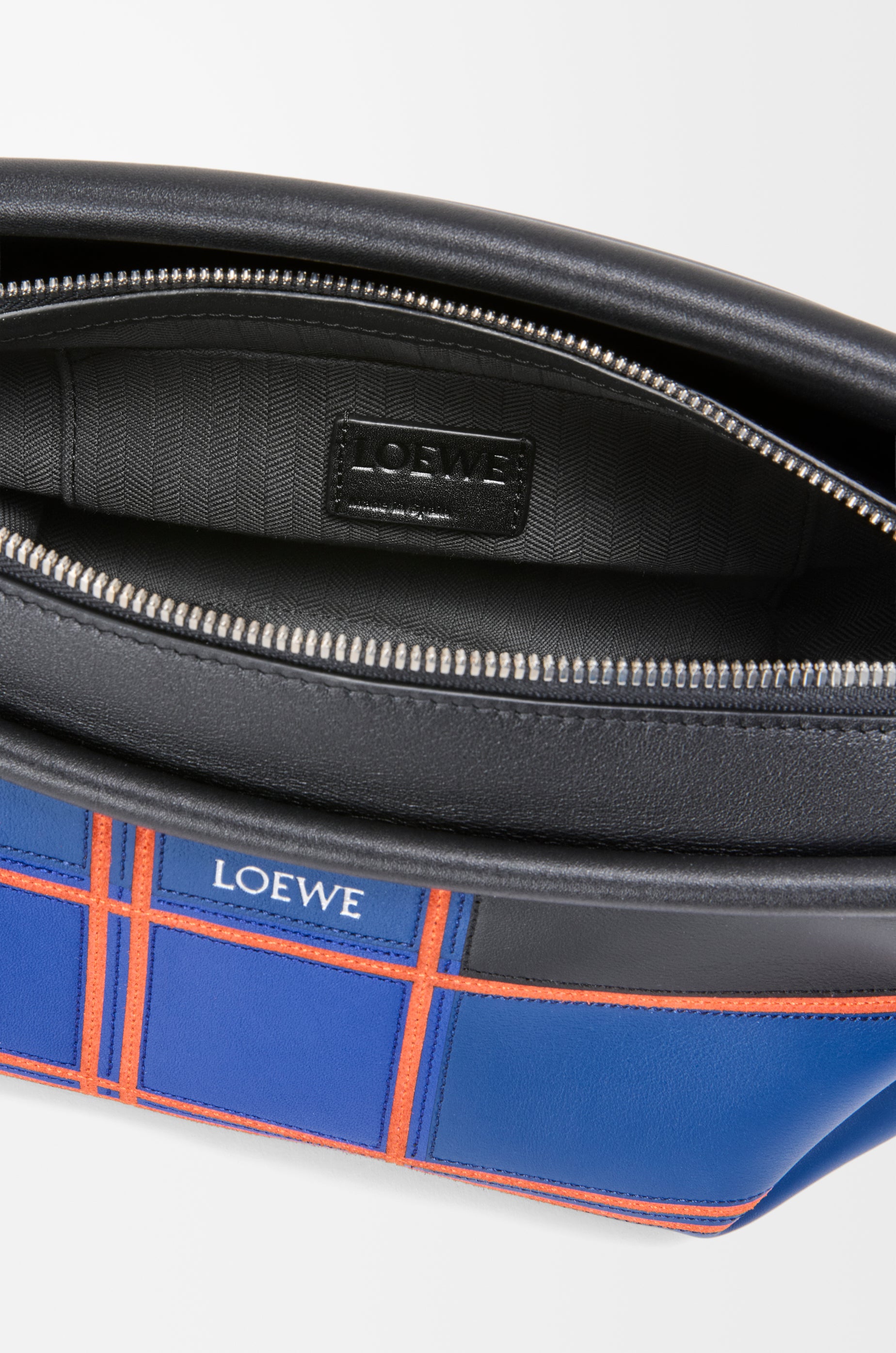 Loewe Small Whisker bag in check intarsio