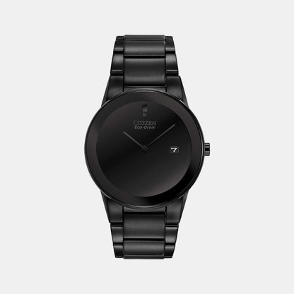 Citizen Axiom Men Quartz Black Dial Analog Stainless Steel Au1065-58E