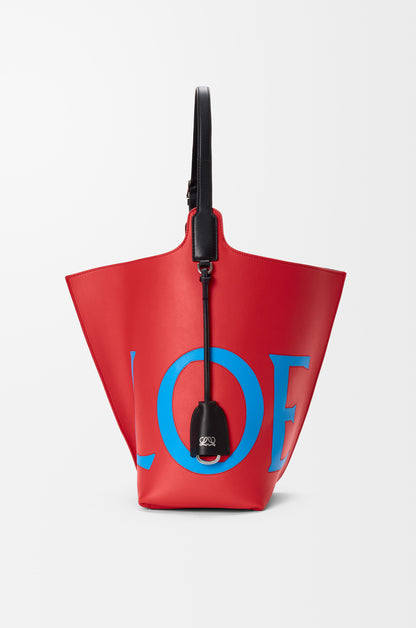 Loewe Large Bilbao bucket Oversized Logo in smooth calfskin