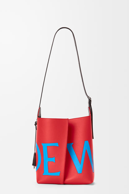 Loewe Large Bilbao bucket Oversized Logo in smooth calfskin