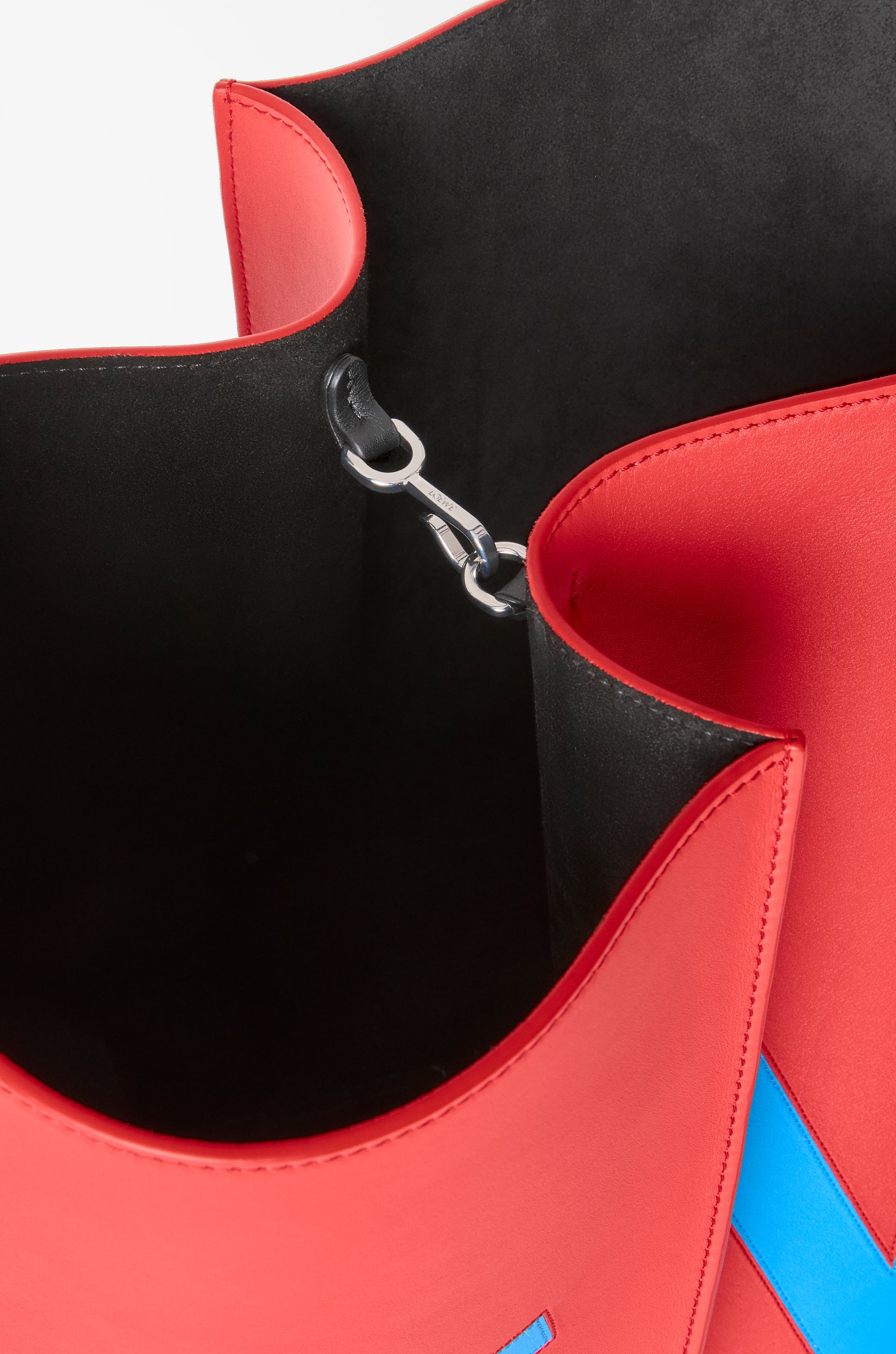 Loewe Large Bilbao bucket Oversized Logo in smooth calfskin