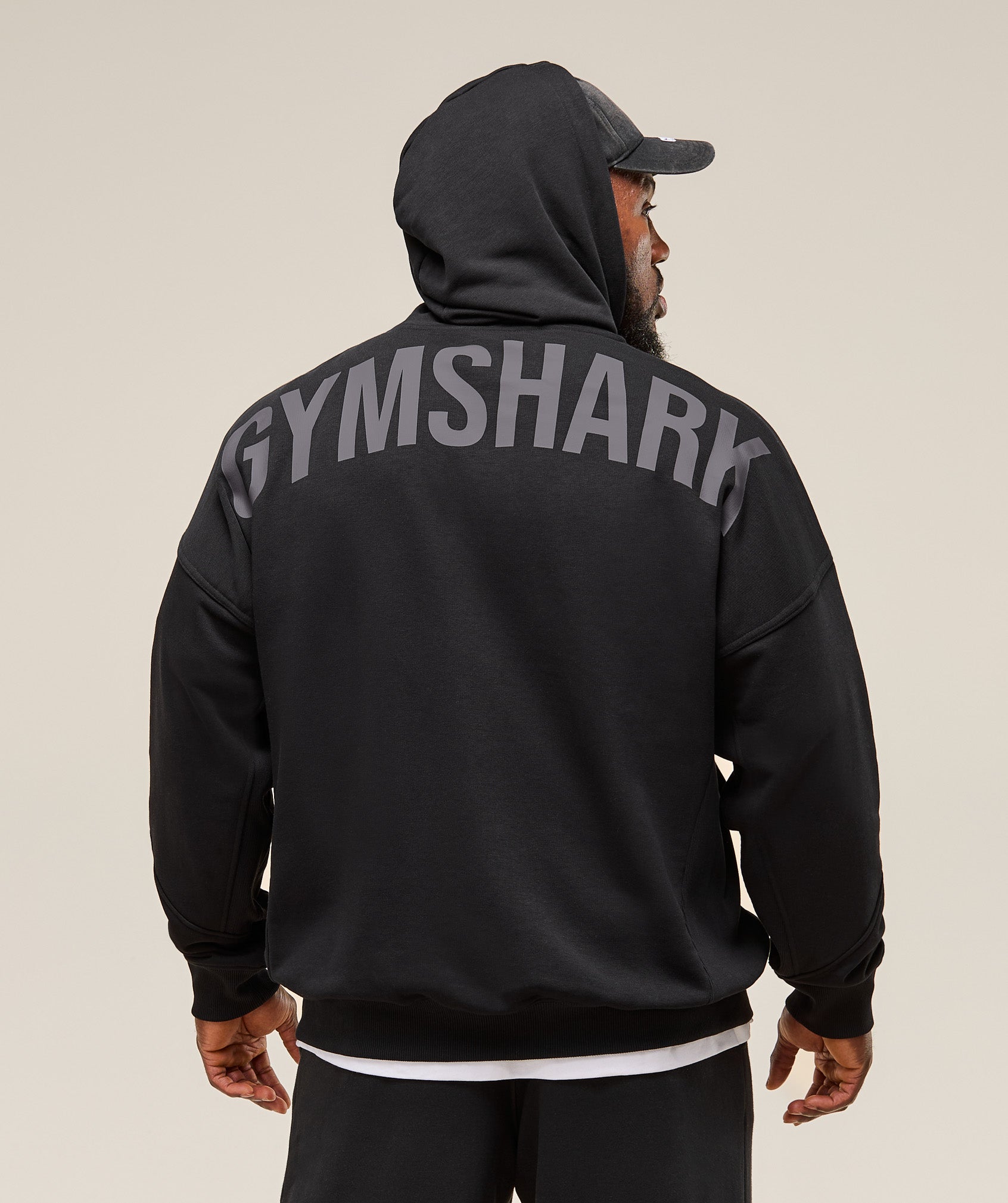 Gymshark Power Zip Up Hoodie Black