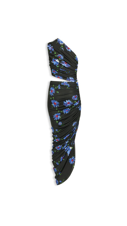 Alaïa Printed Cutout Dress