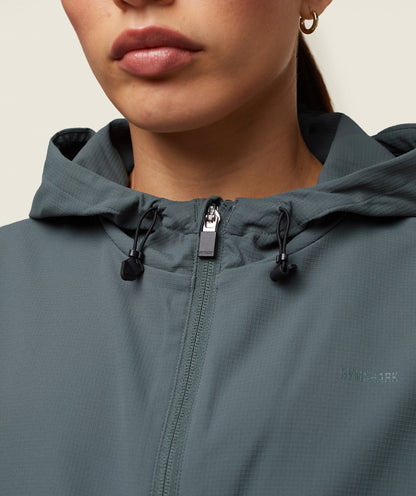 Women's Gymshark Everywear Cropped Lightweight Jacket Slate Teal