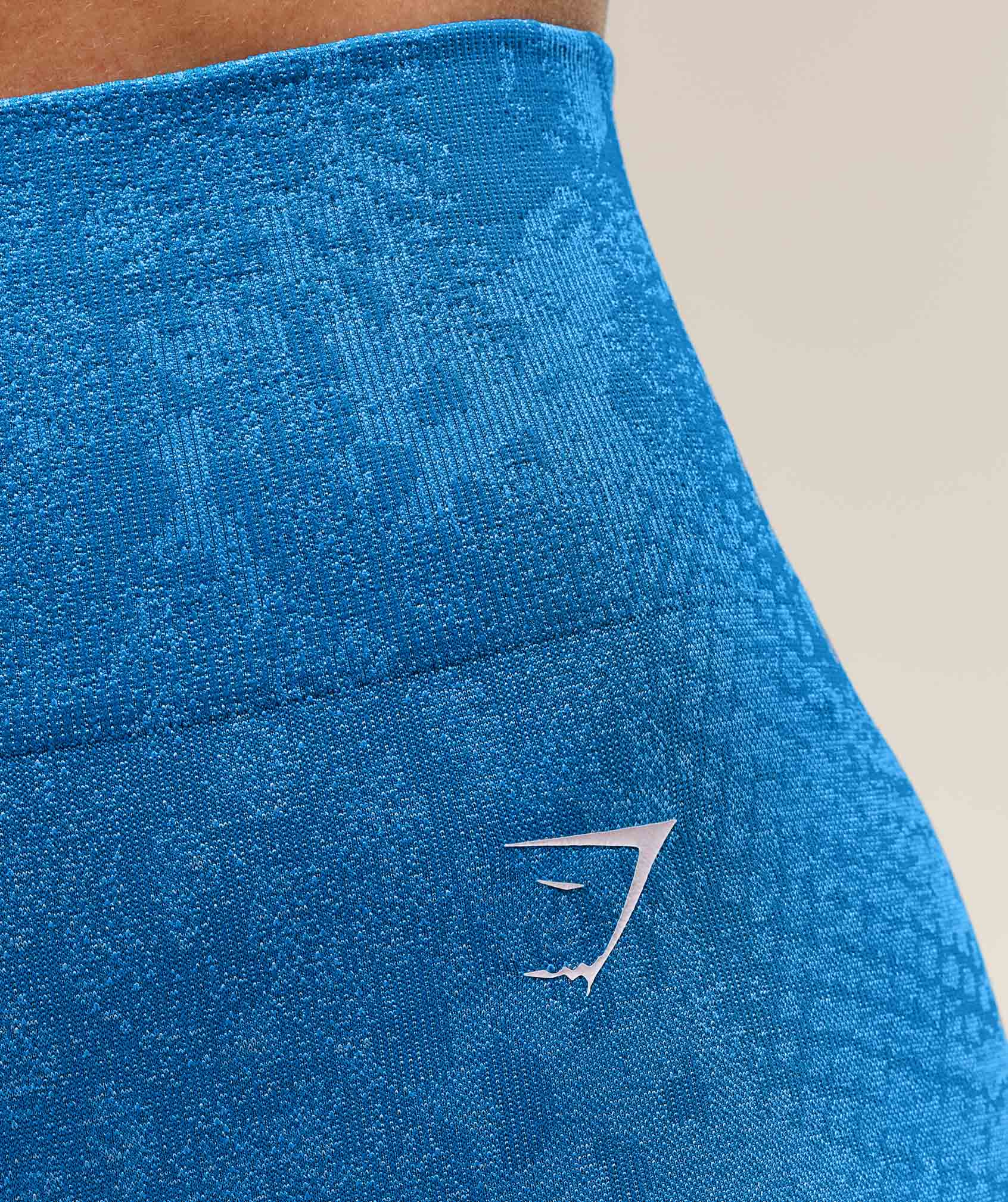 Women's Gymshark Adapt X Whitney Animal Seamless Leggings Barbell Blue