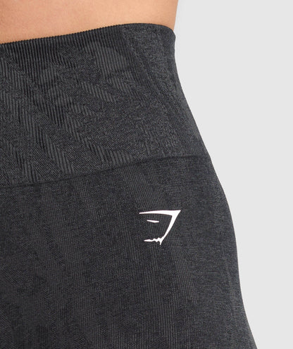 Women's Gymshark Adapt Camo Seamless Shorts Asphalt Grey