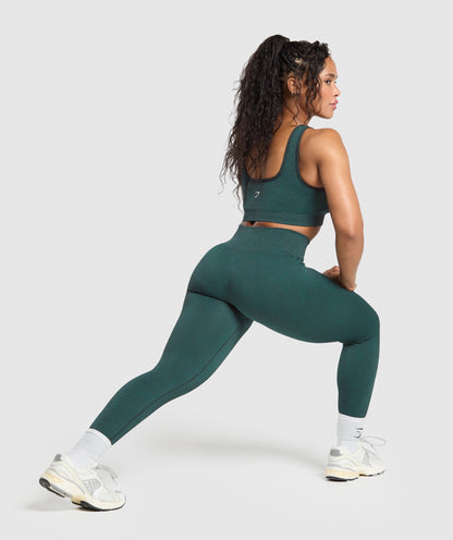 Women's Gymshark Adapt Fleck Seamless Leggings Darkest Teal