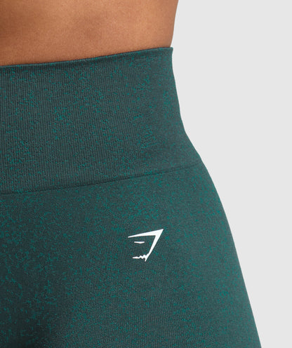 Women's Gymshark Adapt Fleck Seamless Shorts Darkest Teal