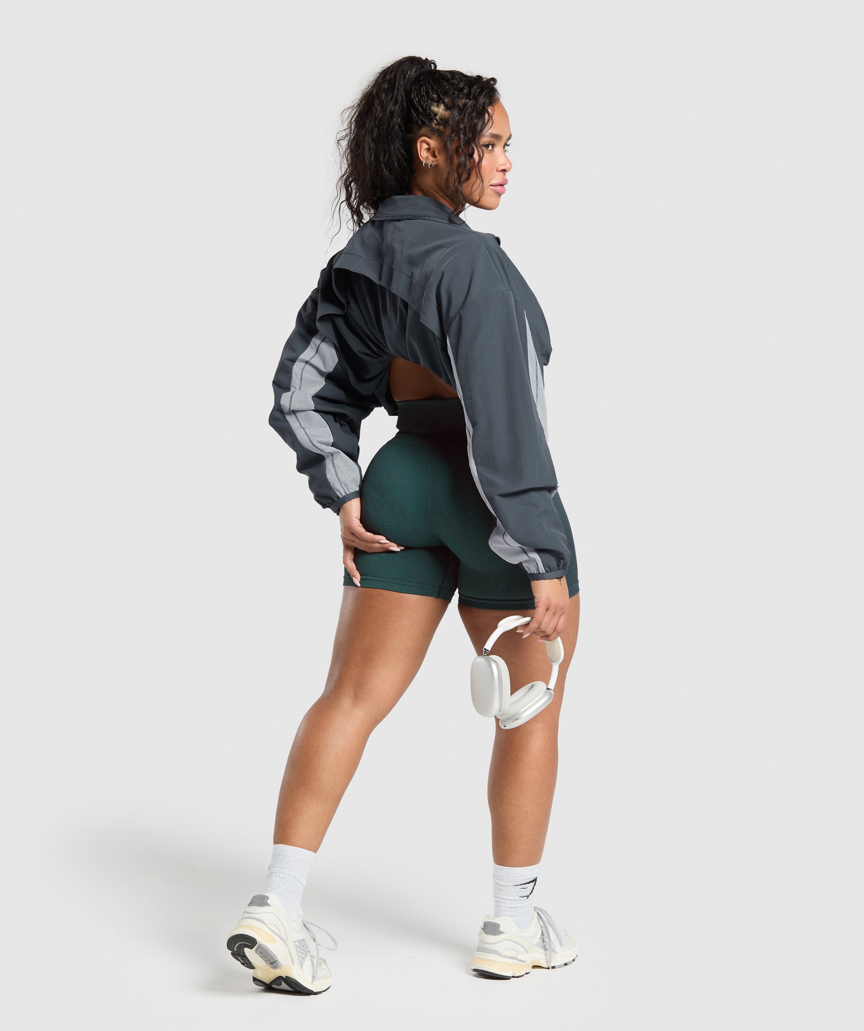 Women's Gymshark Adapt Fleck Seamless Shorts Darkest Teal