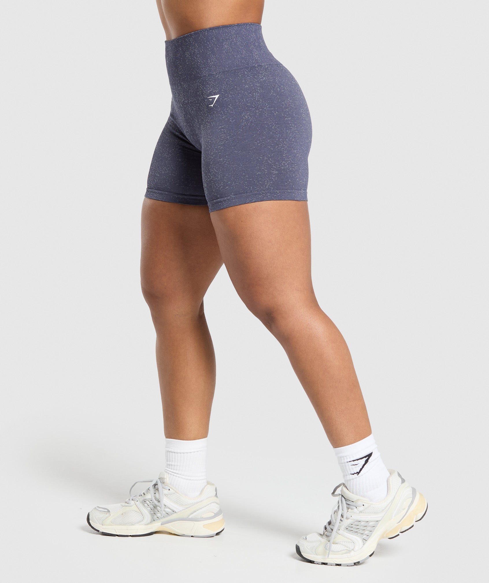 Women's Gymshark Adapt Fleck Seamless Shorts Weighted Purple