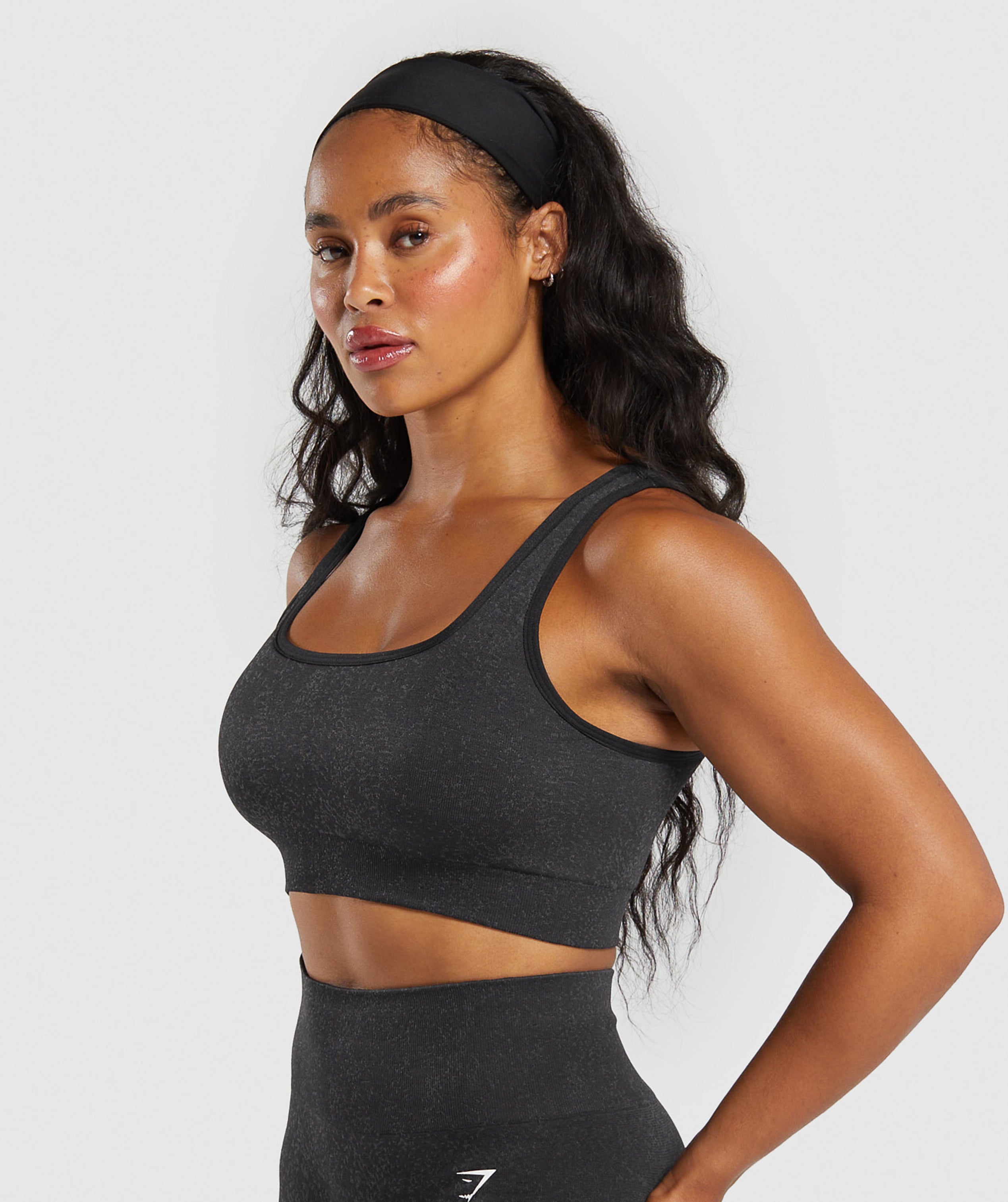 Women's Gymshark Adapt Fleck Sports Bra Black