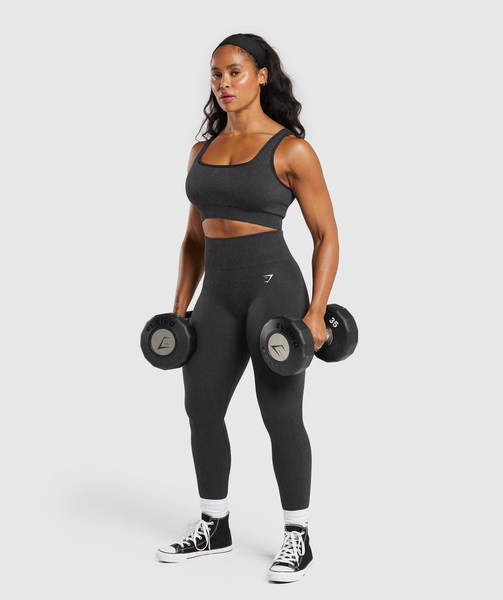 Women's Gymshark Adapt Fleck Sports Bra Black