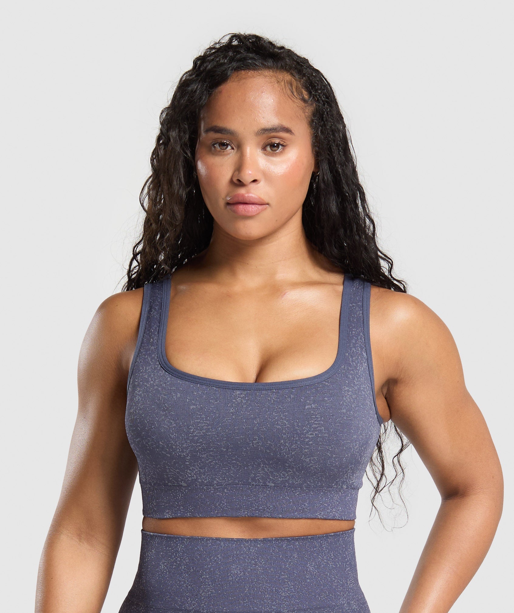 Women's Gymshark Adapt Fleck Sports Bra Weighted Purple