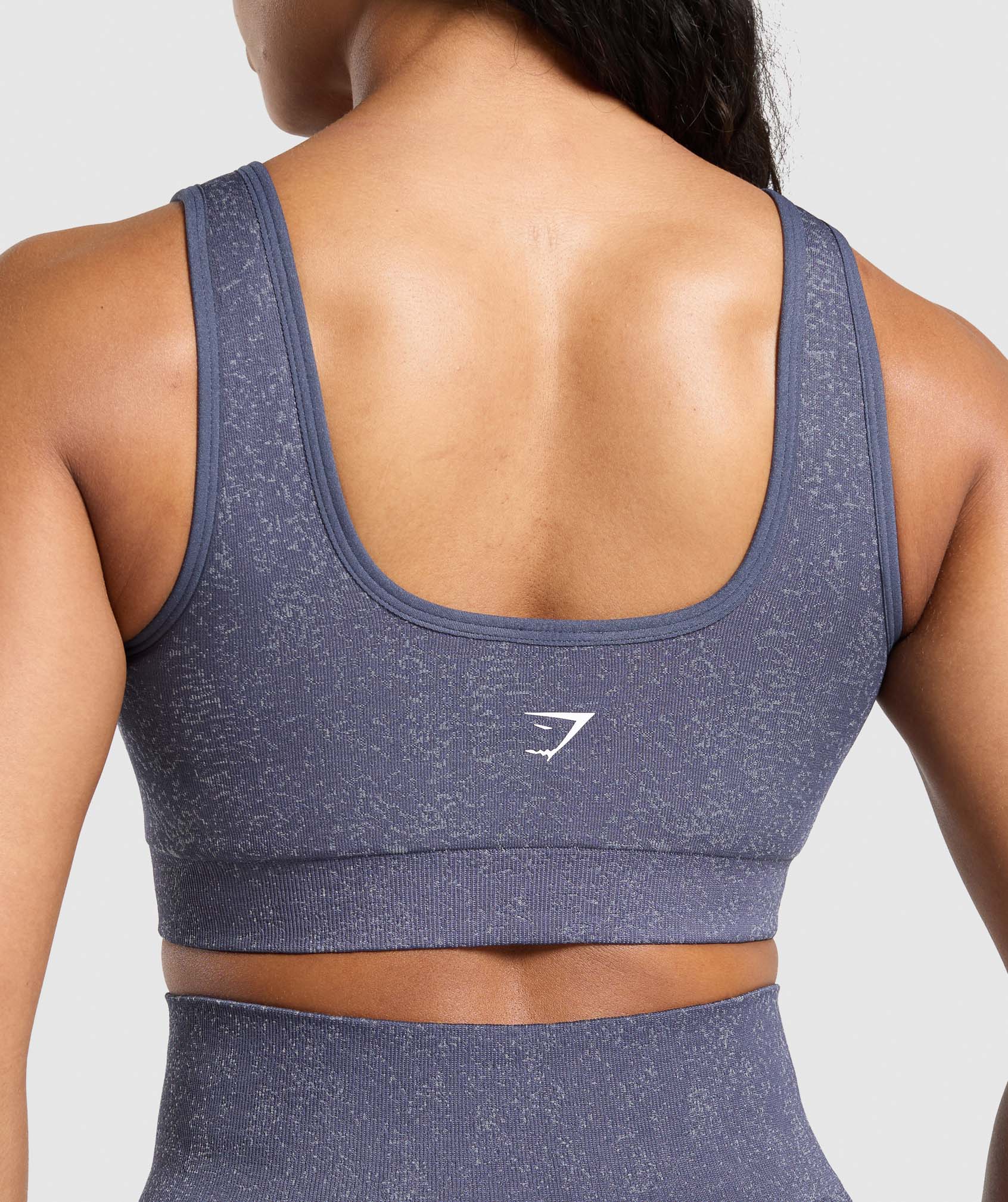 Women's Gymshark Adapt Fleck Sports Bra Weighted Purple