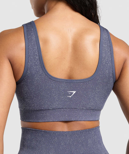 Women's Gymshark Adapt Fleck Sports Bra Weighted Purple