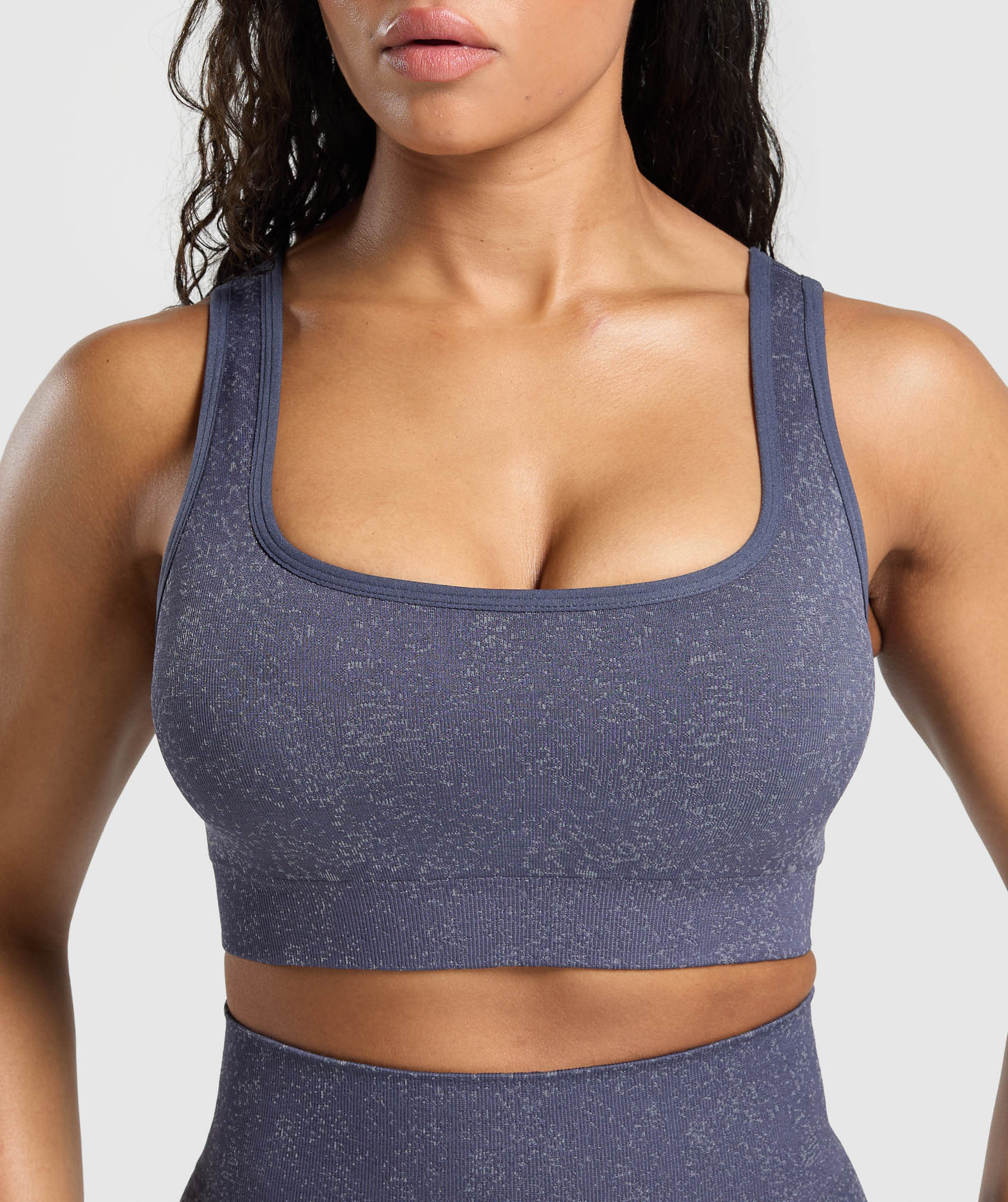Women's Gymshark Adapt Fleck Sports Bra Weighted Purple