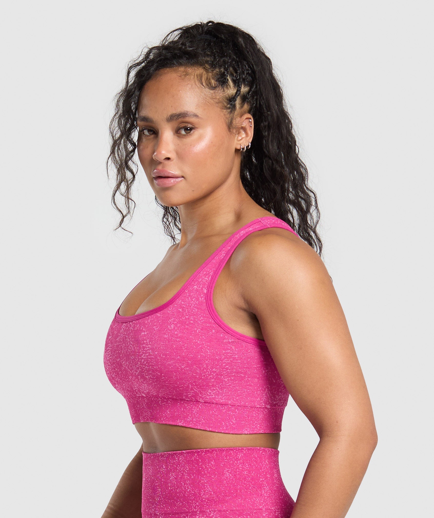 Women's Gymshark Adapt Fleck Sports Bra Winning Pink