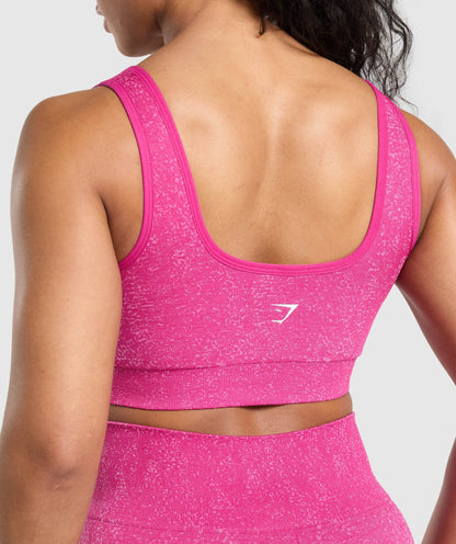 Women's Gymshark Adapt Fleck Sports Bra Winning Pink
