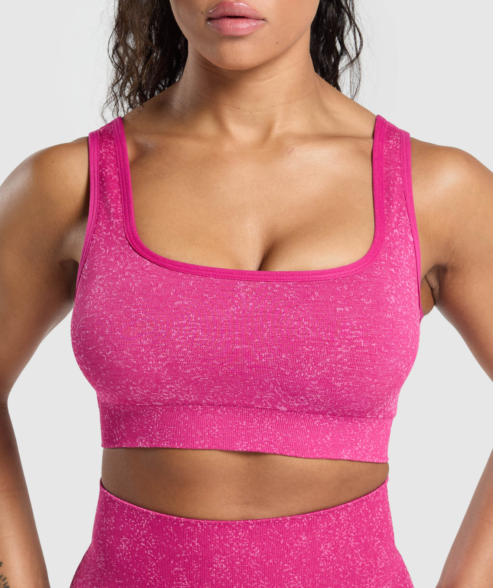 Women's Gymshark Adapt Fleck Sports Bra Winning Pink