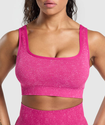 Women's Gymshark Adapt Fleck Sports Bra Winning Pink