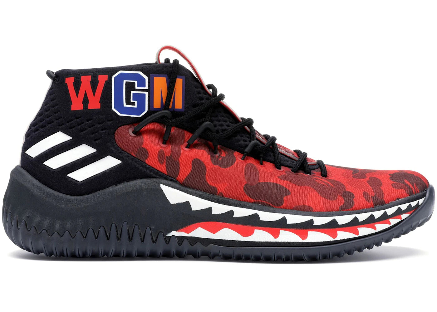Adidas Dame 4 A Bathing Ape Red