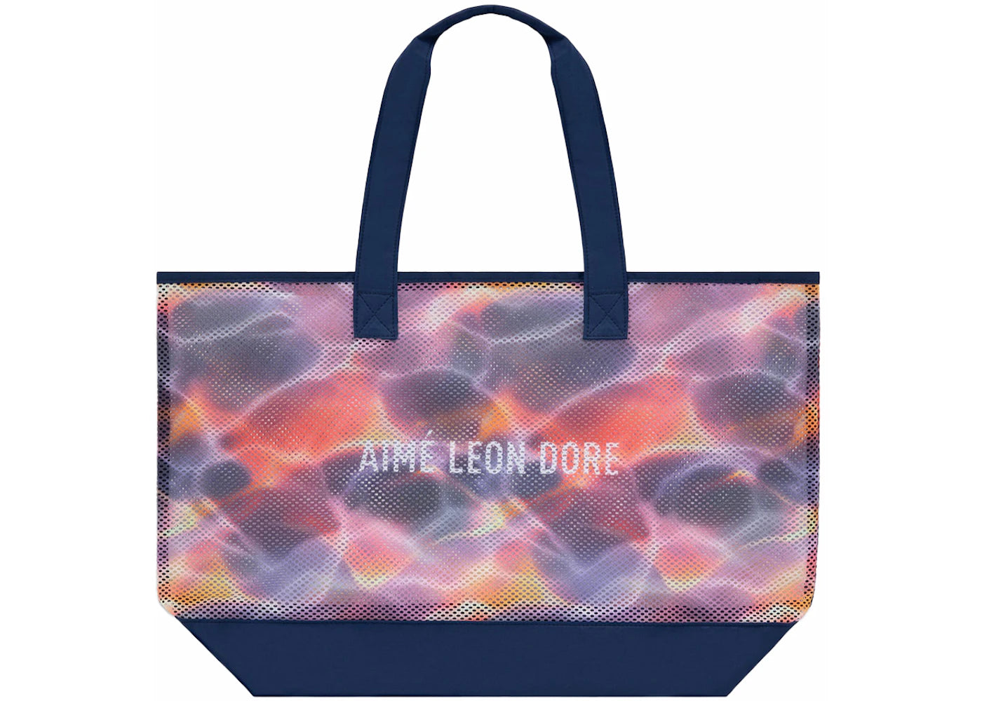 Aime Leon Dore Aqua Print Mesh Tote Bag Multicolor