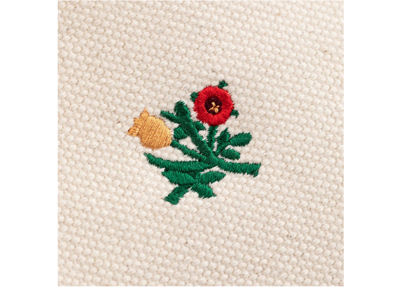 Aime Leon Dore Crest Contrast Tote Bag Cream/Green
