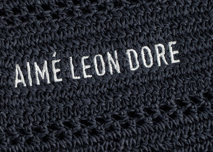 Aime Leon Dore Crochet Tote Bag Navy