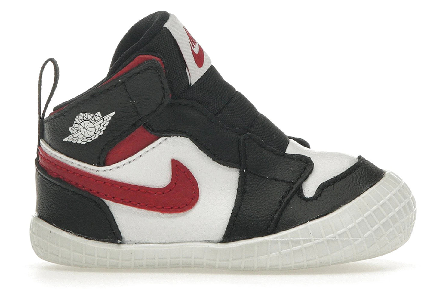 Jordan 1 Crib Bootie Black White Gym Red (I)