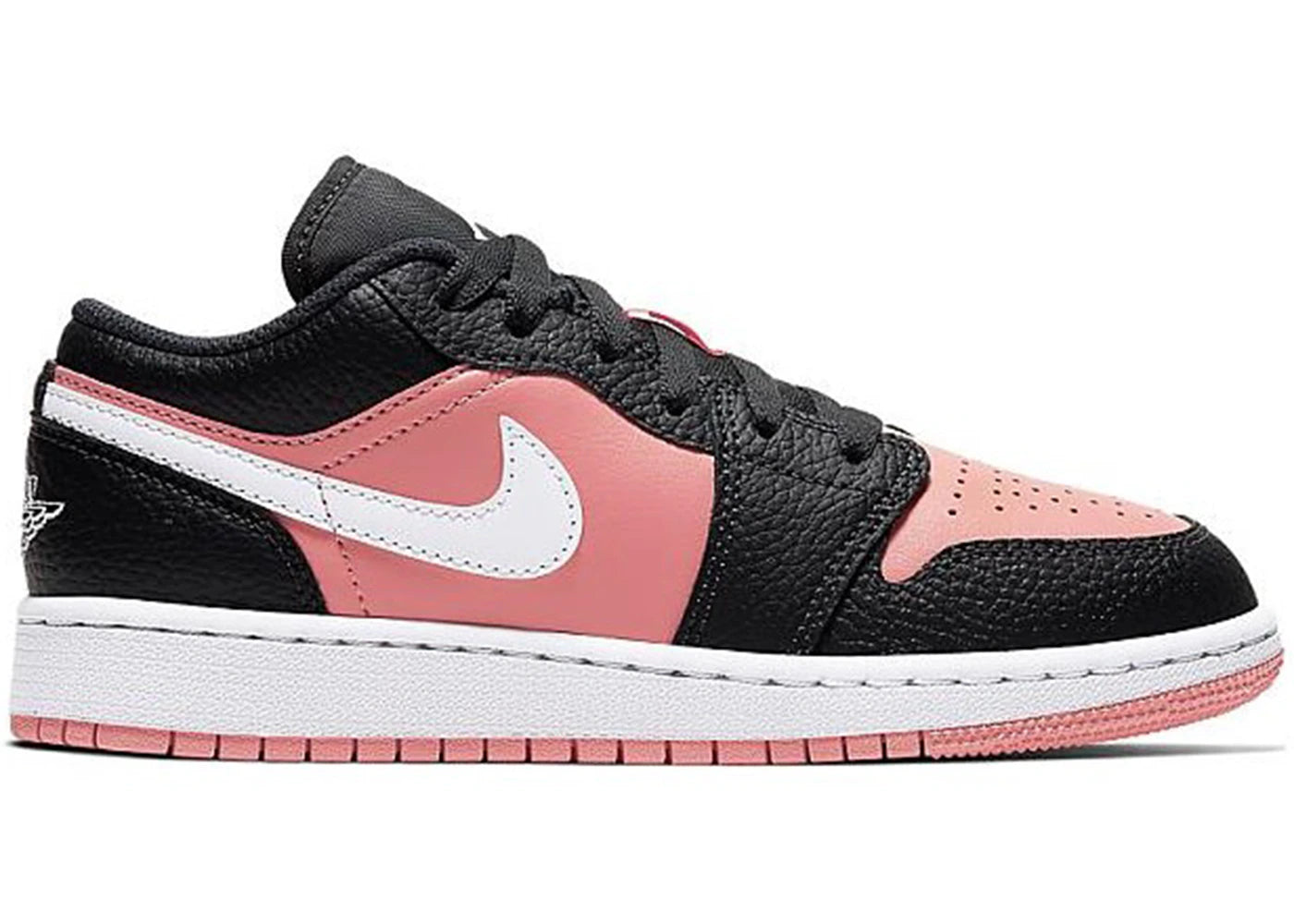 Jordan 1 Low Black Pink Quartz (Gs)