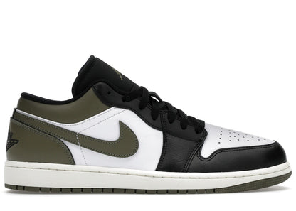 Jordan 1 Low Black Toe Medium Olive