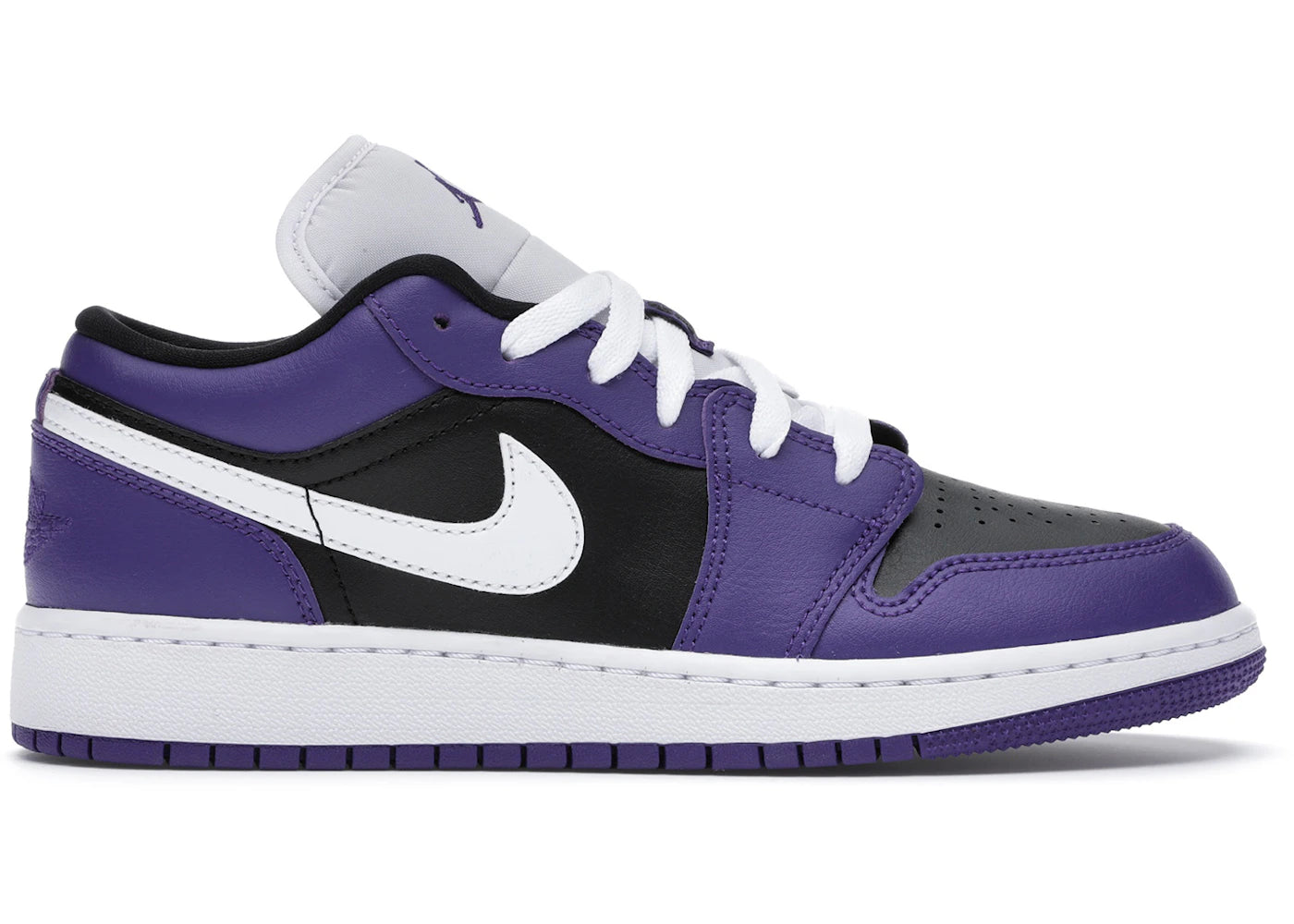 Jordan 1 Low Court Purple Black (Gs)