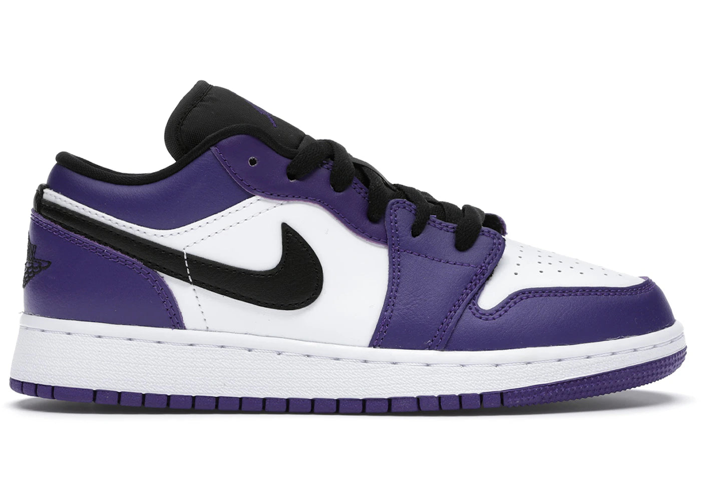 Jordan 1 Low Court Purple White (Gs)