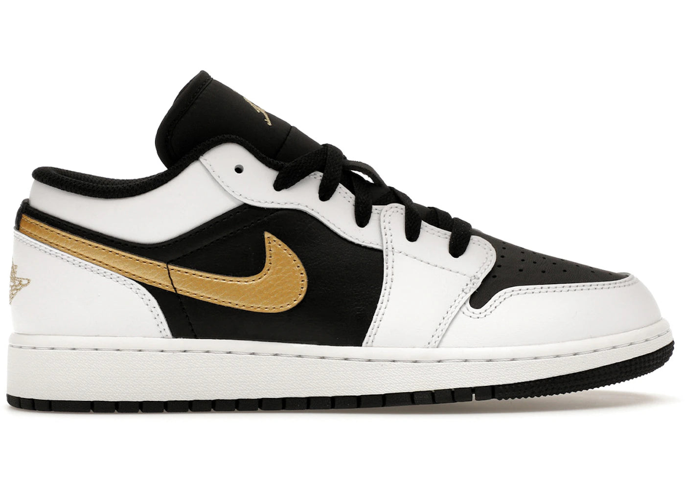 Jordan 1 Low Gold Swoosh (Gs)