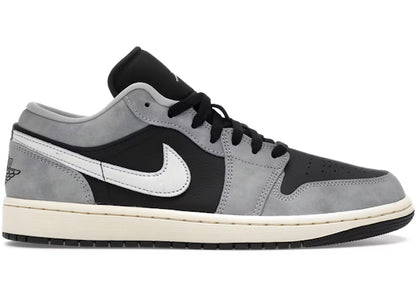 Men's Jordan 1 Low Light Smoke Grey Off Noir, front