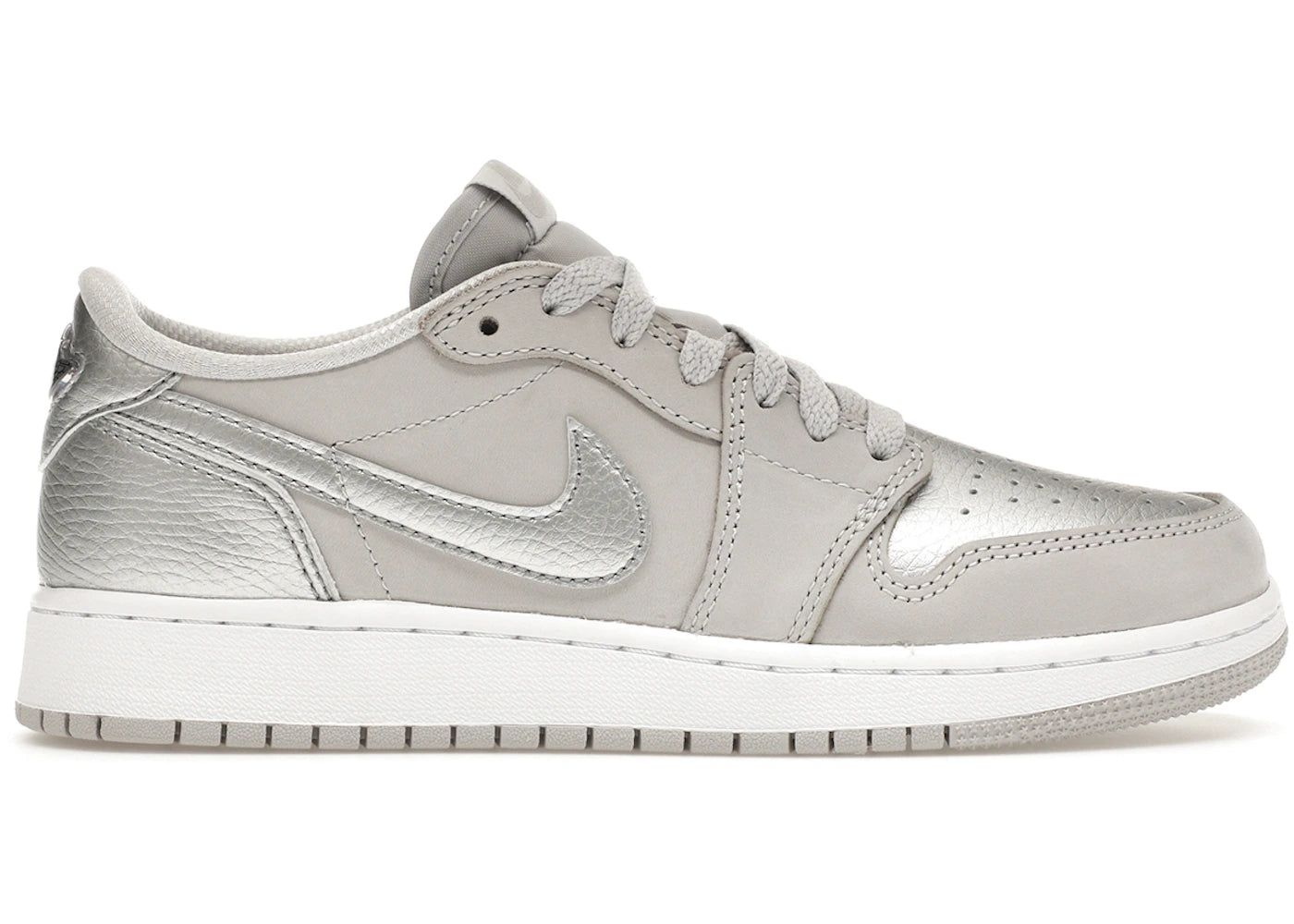 Jordan 1 Low Og Metallic Silver (Gs)