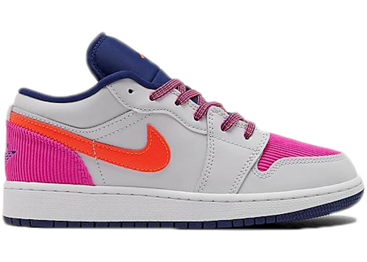 Jordan 1 Low Pink Corduroy (Gs)