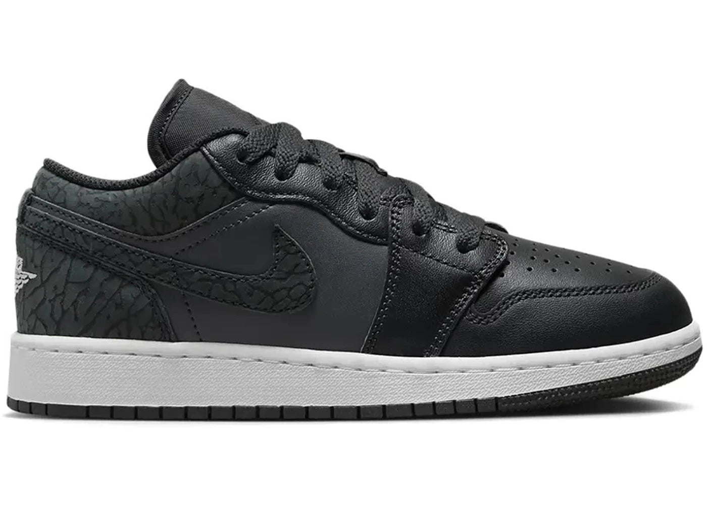 Jordan 1 Low Se Black Elephant (Gs)