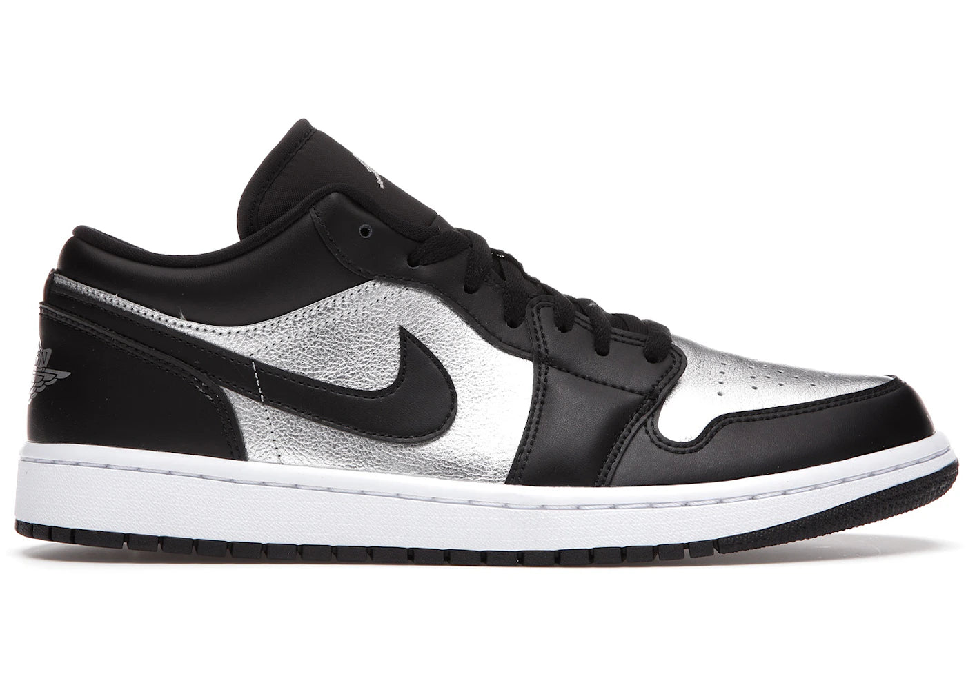 Jordan 1 Low Se Black Metallic Silver (Women'S)